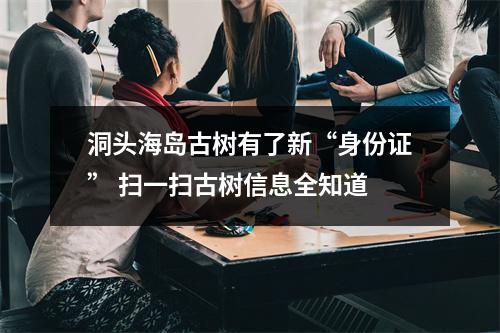 洞头海岛古树有了新“身份证” 扫一扫古树信息全知道