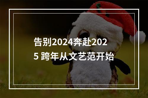 告别2024奔赴2025 跨年从文艺范开始