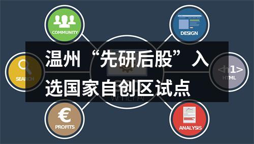 温州“先研后股”入选国家自创区试点
