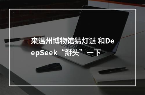 来温州博物馆猜灯谜 和DeepSeek“掰头”一下