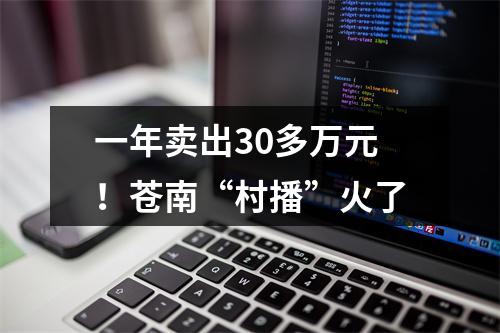 一年卖出30多万元！苍南“村播”火了