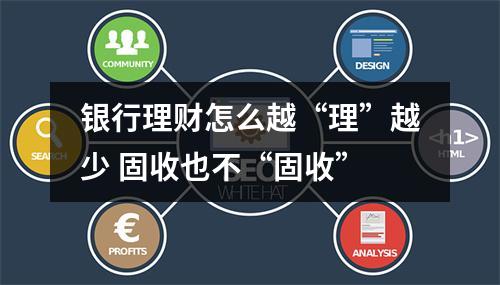 银行理财怎么越“理”越少 固收也不“固收”