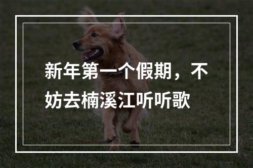 新年第一个假期，不妨去楠溪江听听歌