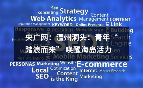 央广网：温州洞头：青年“踏浪而来” 唤醒海岛活力