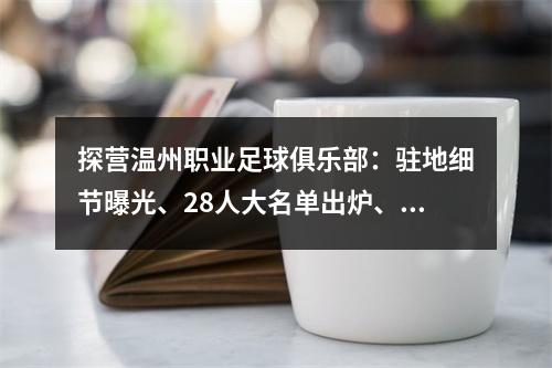 探营温州职业足球俱乐部：驻地细节曝光、28人大名单出炉、酝酿国内首创会员制改革