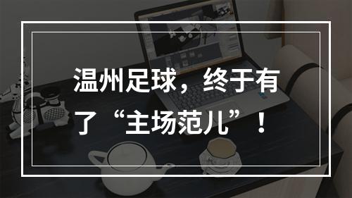 温州足球，终于有了“主场范儿”！