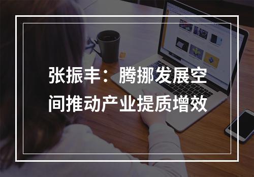 张振丰：腾挪发展空间推动产业提质增效
