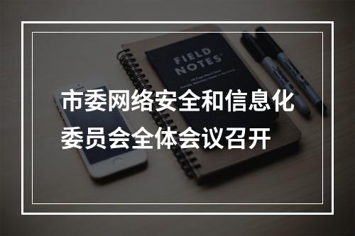 市委网络安全和信息化委员会全体会议召开