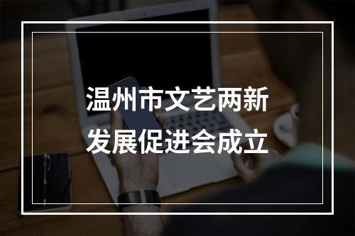 温州市文艺两新发展促进会成立