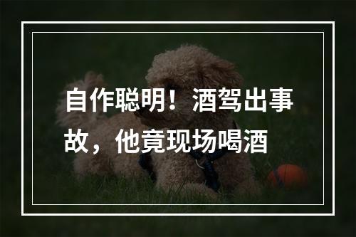 自作聪明！酒驾出事故，他竟现场喝酒