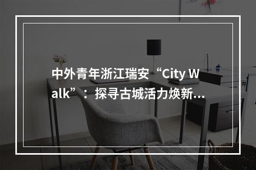 中外青年浙江瑞安“City Walk”：探寻古城活力焕新奥秘