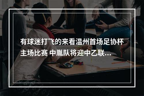 有球迷打飞的来看温州首场足协杯主场比赛 中胤队将迎中乙联赛南区榜首之战
