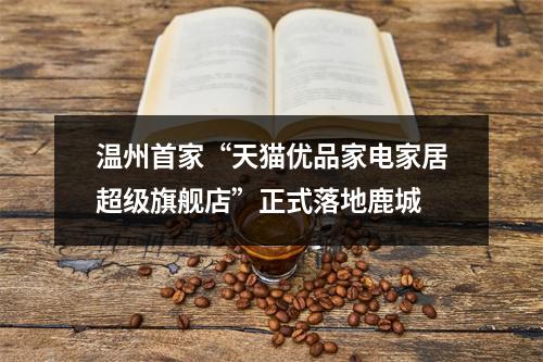 温州首家“天猫优品家电家居超级旗舰店”正式落地鹿城