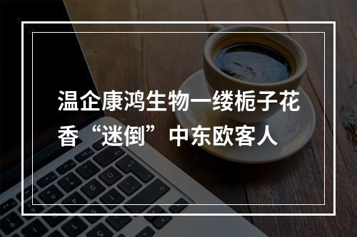 温企康鸿生物一缕栀子花香“迷倒”中东欧客人