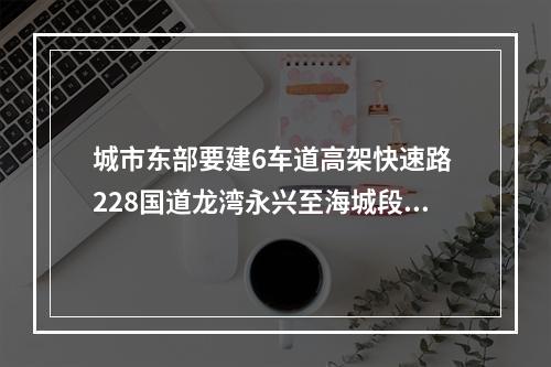 城市东部要建6车道高架快速路 228国道龙湾永兴至海城段将扩建