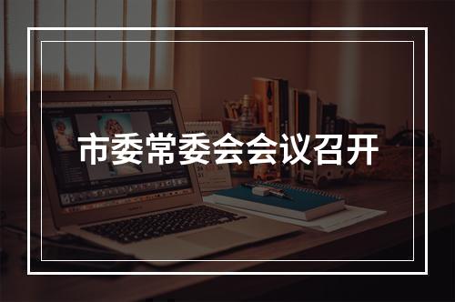 市委常委会会议召开