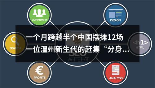 一个月跨越半个中国摆摊12场 一位温州新生代的赶集“分身术”