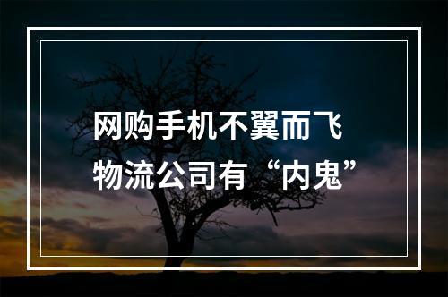 网购手机不翼而飞 物流公司有“内鬼”