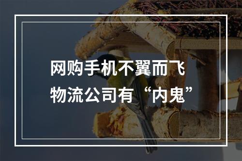 网购手机不翼而飞 物流公司有“内鬼”
