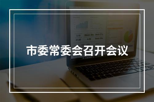 市委常委会召开会议