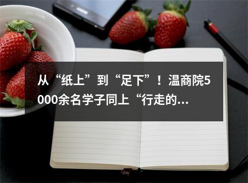 从“纸上”到“足下”！温商院5000余名学子同上“行走的思政课”
