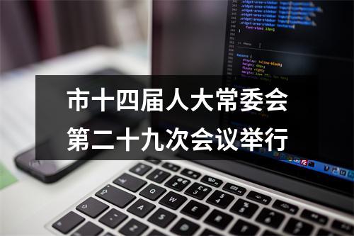 市十四届人大常委会第二十九次会议举行