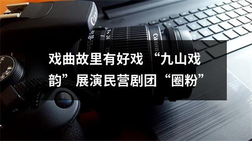 戏曲故里有好戏 “九山戏韵”展演民营剧团“圈粉”