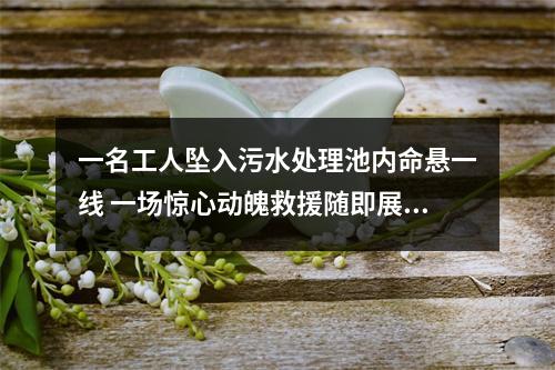一名工人坠入污水处理池内命悬一线 一场惊心动魄救援随即展开