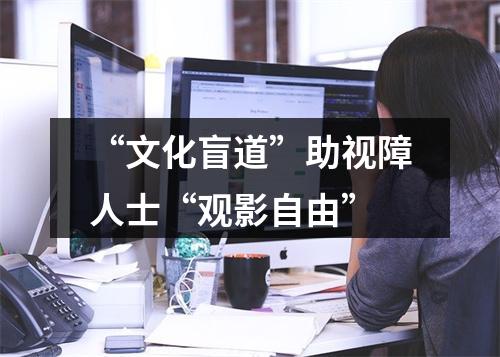 “文化盲道”助视障人士“观影自由”