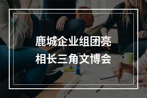 鹿城企业组团亮相长三角文博会