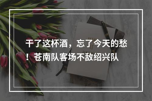 干了这杯酒，忘了今天的愁！苍南队客场不敌绍兴队