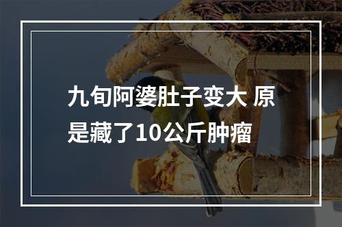 九旬阿婆肚子变大 原是藏了10公斤肿瘤