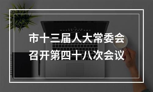 市十三届人大常委会召开第四十八次会议