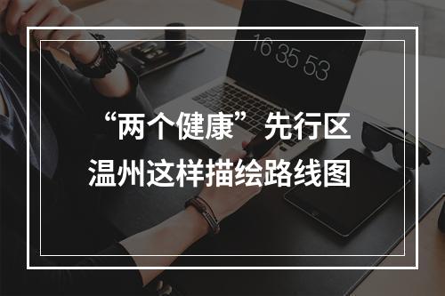 “两个健康”先行区 温州这样描绘路线图