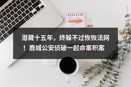 潜藏十五年，终躲不过恢恢法网 ！鹿城公安侦破一起命案积案