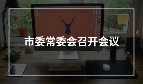 市委常委会召开会议