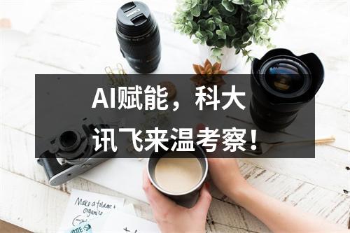 AI赋能，科大讯飞来温考察！