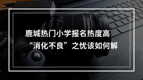 鹿城热门小学报名热度高 “消化不良”之忧该如何解