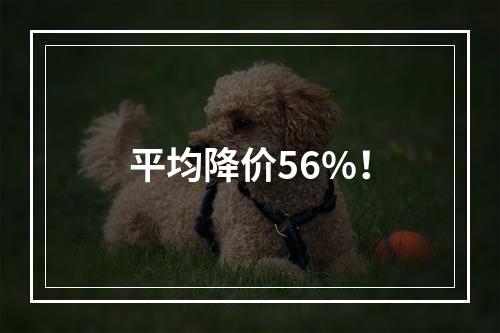 平均降价56%！