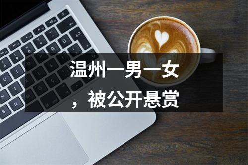 温州一男一女，被公开悬赏