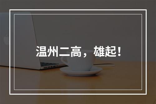 温州二高，雄起！