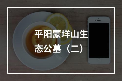 平阳蒙垟山生态公墓（二）