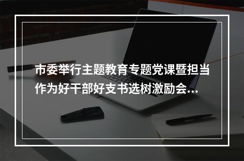 市委举行主题教育专题党课暨担当作为好干部好支书选树激励会议 刘小涛作党课报告