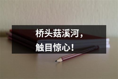 桥头菇溪河，触目惊心！