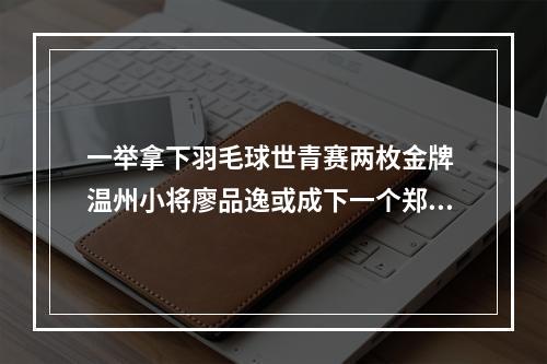 一举拿下羽毛球世青赛两枚金牌 温州小将廖品逸或成下一个郑思维
