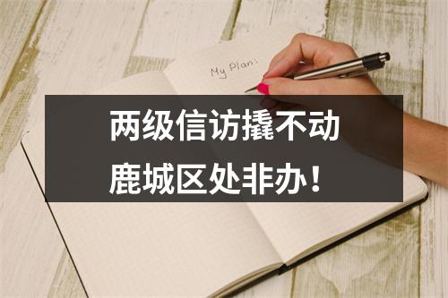 两级信访撬不动鹿城区处非办！