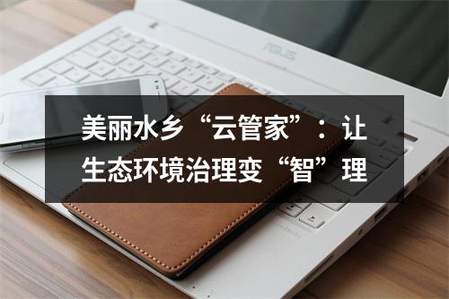 美丽水乡“云管家”：让生态环境治理变“智”理