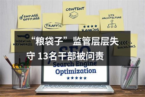 “粮袋子”监管层层失守 13名干部被问责
