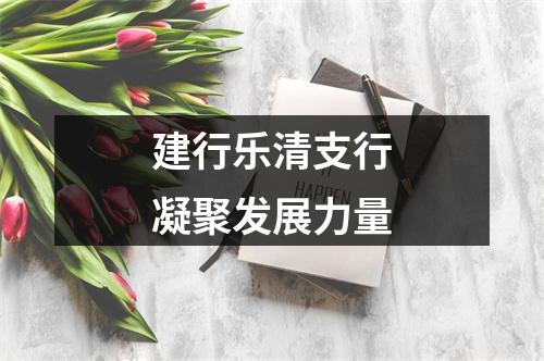 建行乐清支行凝聚发展力量