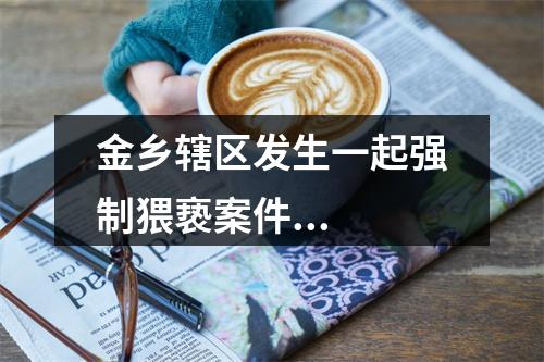 金乡辖区发生一起强制猥亵案件...